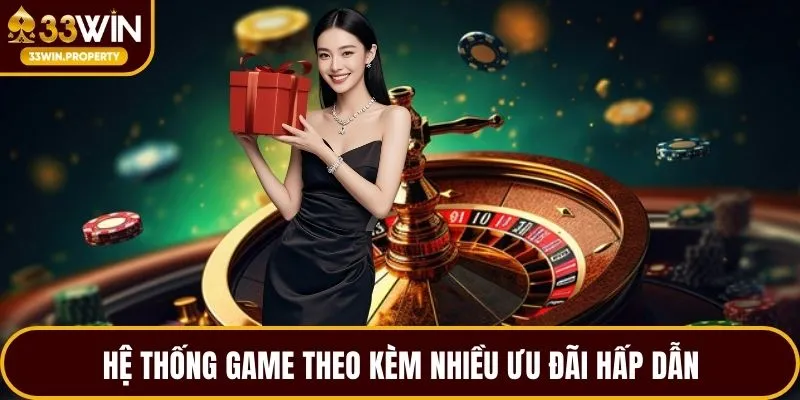 Hệ thống game theo kèm nhiều ưu đãi hấp dẫn