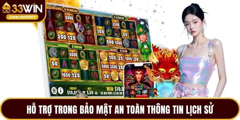 Hỗ trợ trong bảo mật an toàn thông tin lịch sử