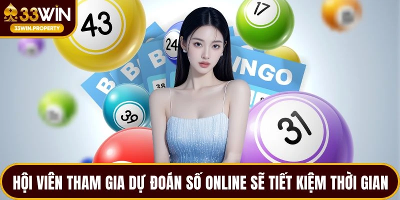 Hội viên tham gia dự đoán số online sẽ tiết kiệm thời gian