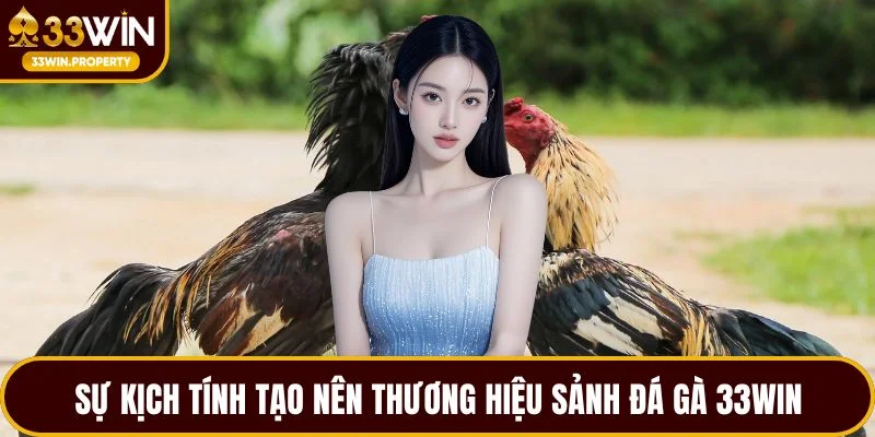 Sự kịch tính tạo nên thương hiệu sảnh đá gà 33WIN